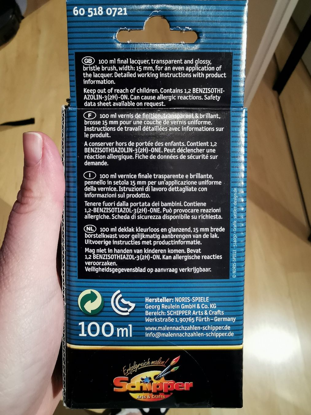 Kit bricolage: SCHIPPER Schlusslack 100ml – Nuovo e nell'imballaggio originale da Weinfelden venduto da Heldin11 1
