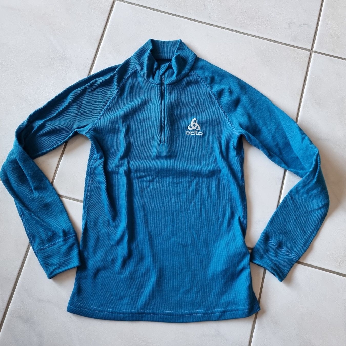 Odlo Unterwäsche: Lässiger warmer Odlo Base Layer Gr.140 mit Reissverschluss – Gebraucht aus Arth von Africa44