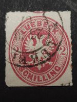 Lübeck Mi-Nr. 10 A gestempelt 90 Fr Einwandfrei