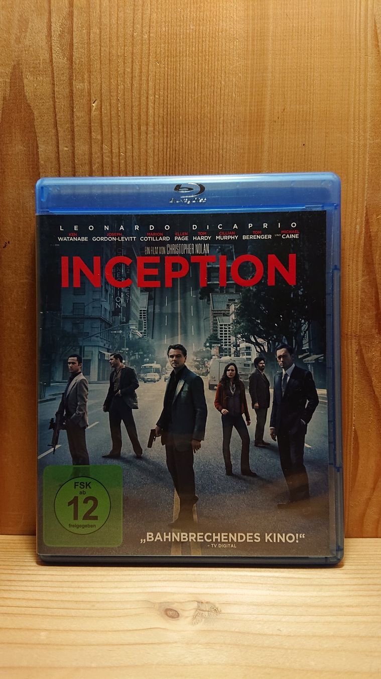 Alle DVDs: INCEPTION Blu-Ray mit Leonardo DiCaprio – Gebraucht aus Wilderswil von Exebub
