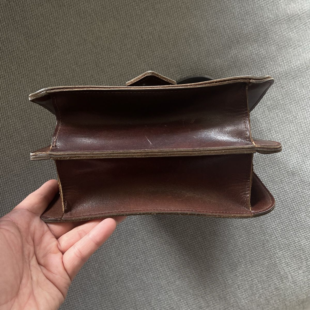 Borse da donna: Vintage Braun Leder Tasche – Usato da Bern venduto da dek_7bjd 3