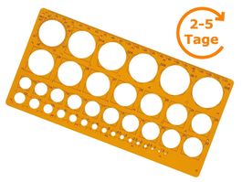 Kreisschablone, 1-35 mm, 39 Kreise