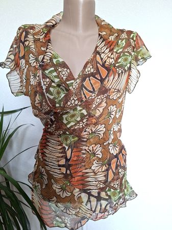 Top cache-cœur fleuri – Taille Unique