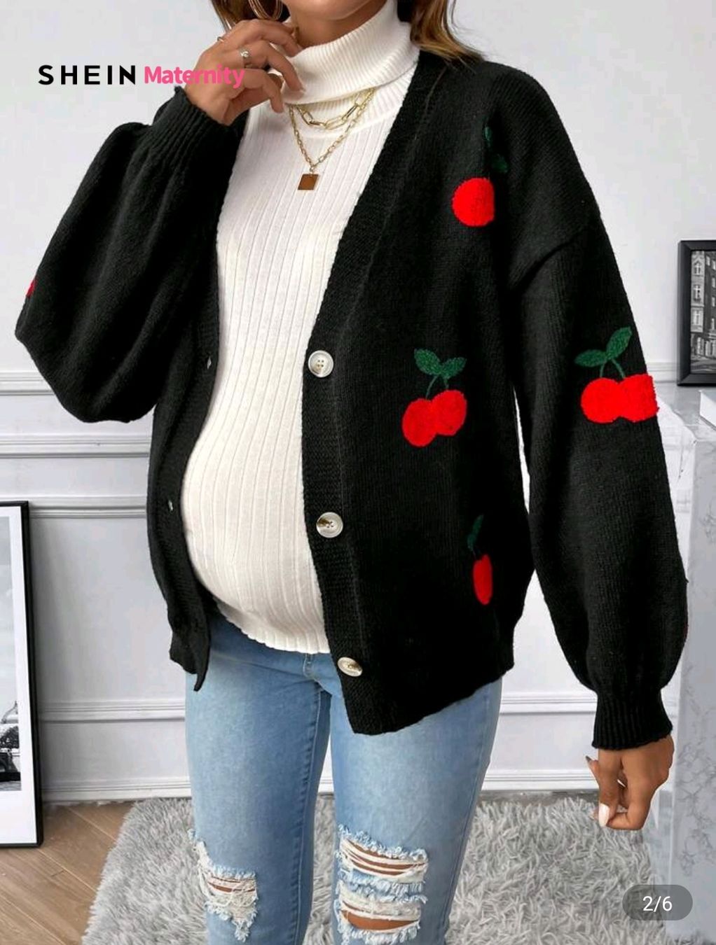 Shein Giacche: Schwangerschafts-Strickjacke Gr. M – Usato da Hermiswil venduto da Volvorine 1
