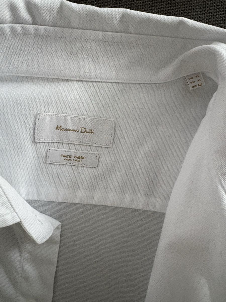 Massimo Dutti Chemises: Massimo Dutti Hemd Weiss Grösse XL  – D'occasion à Wimmis par rimnakit