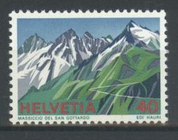 1976, Sondermarke Schweizer Alpen ** (2)