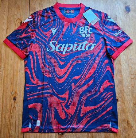 FC Bologna Trikot Macron NEU Gr. M Calcio Italien Serie A