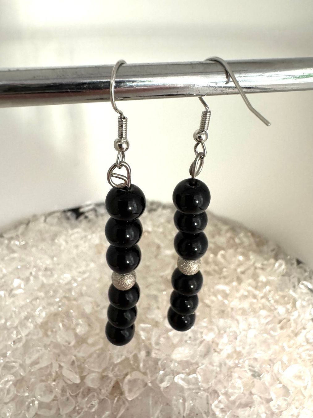 Orecchini pendenti & Orecchini a lobo: Ohrhänger Onyx – Nuovo (secondo la descrizione) da Biberist venduto da tl-schmuck