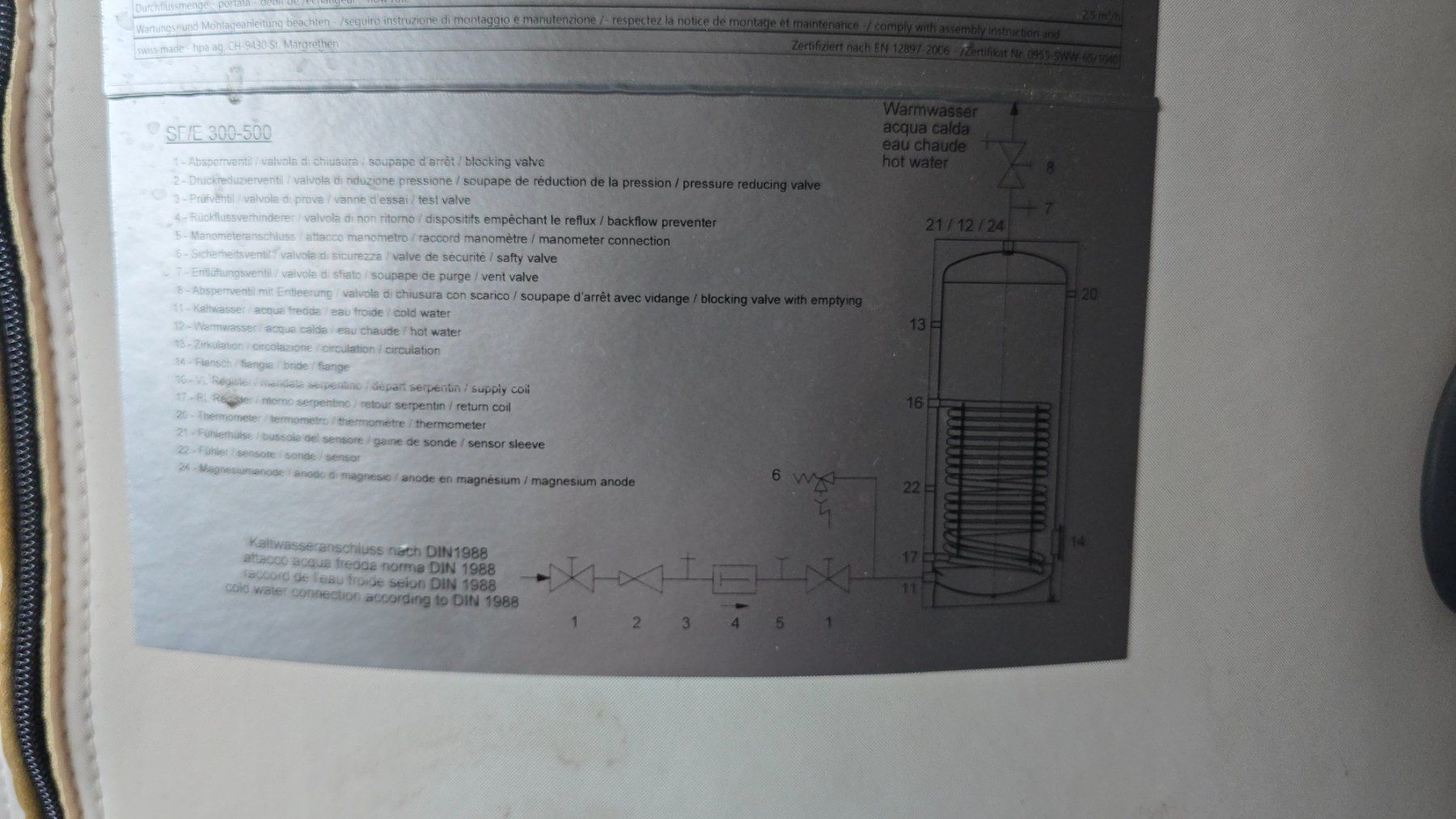 Sanitari: Boiler TOBLER – Usato da Hitzkirch venduto da 3201 2