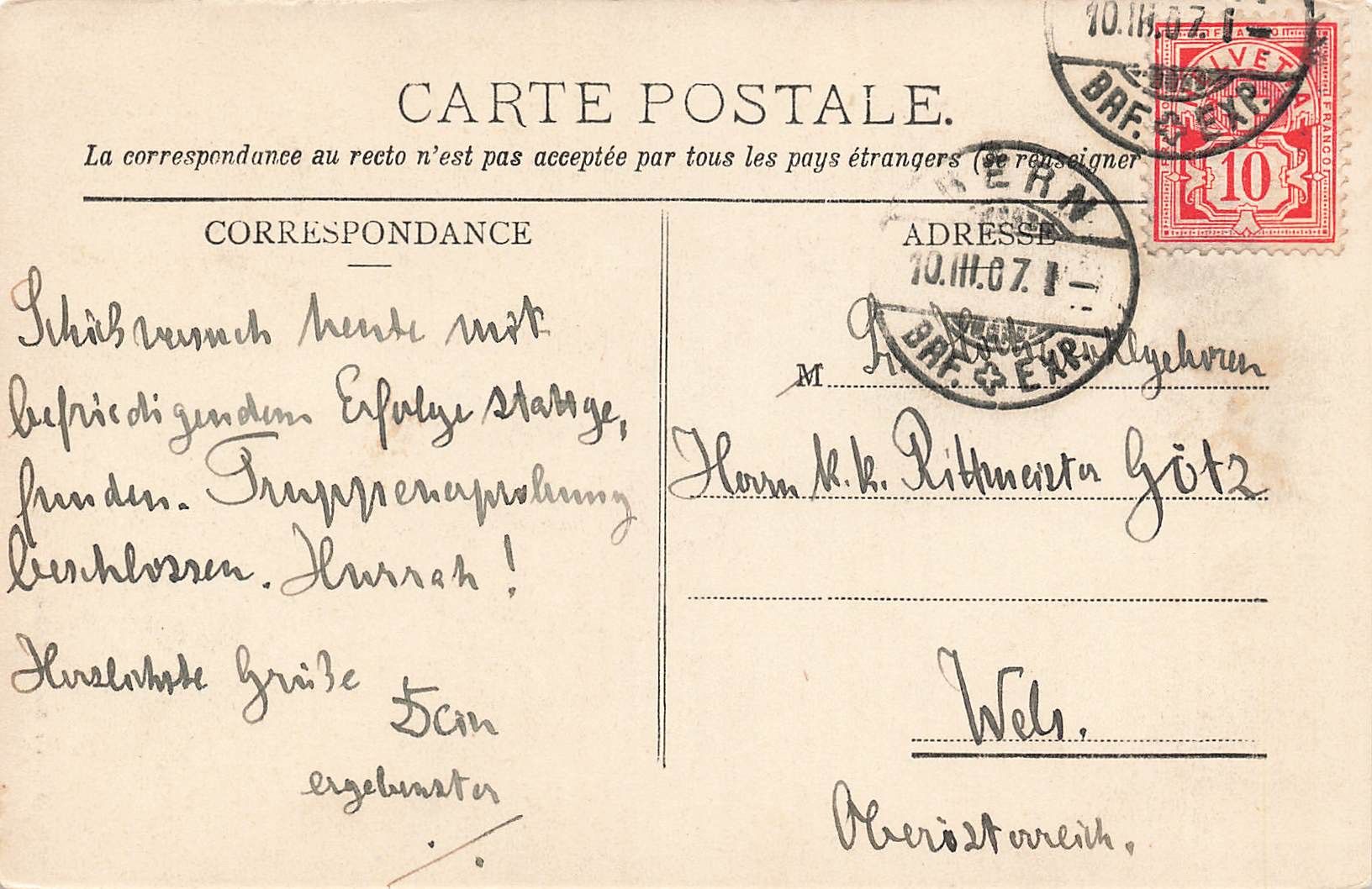 Cartoline postali: Berne – Usato da Biasca venduto da Blenio71 1