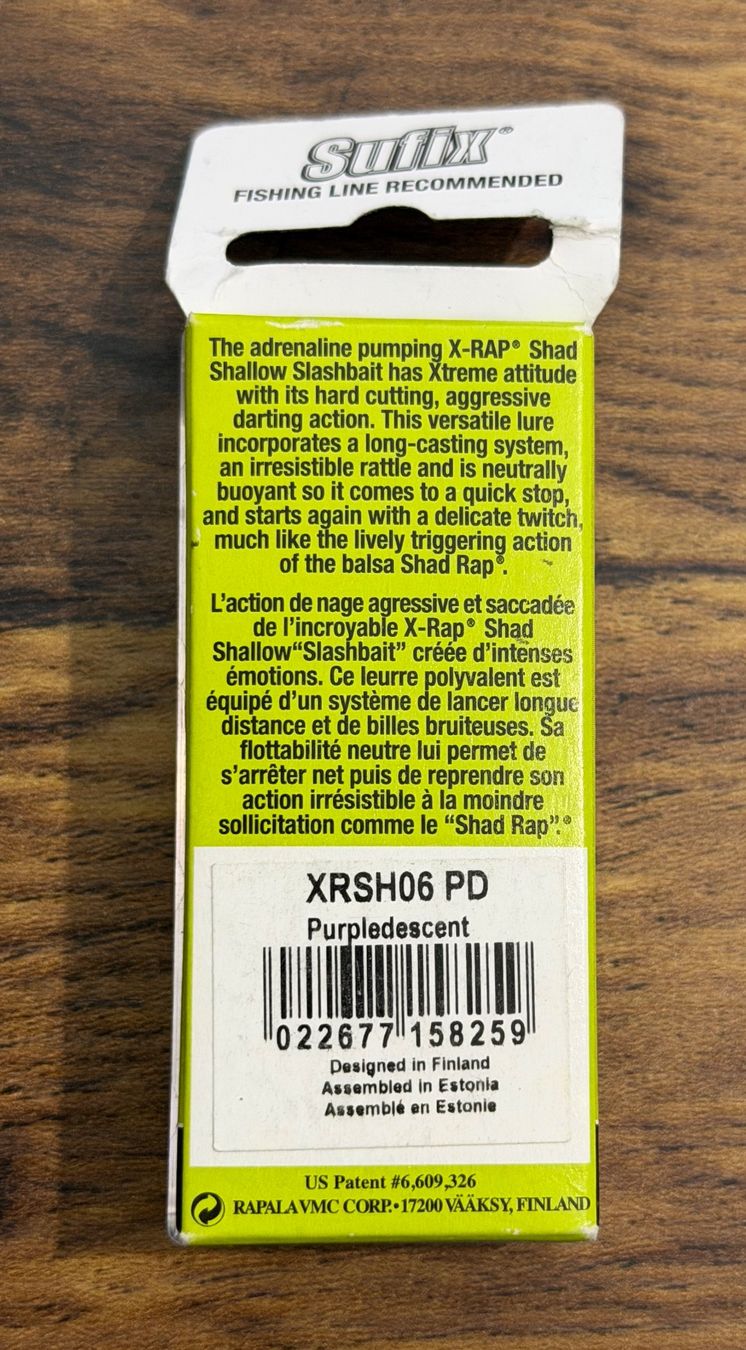 Rapala Esche: Rapala X-Rap Shallow Shad - 6 cm 9 gr #12 – Nuovo e nell'imballaggio originale da Widnau venduto da Fishingtackle_Oggy 1