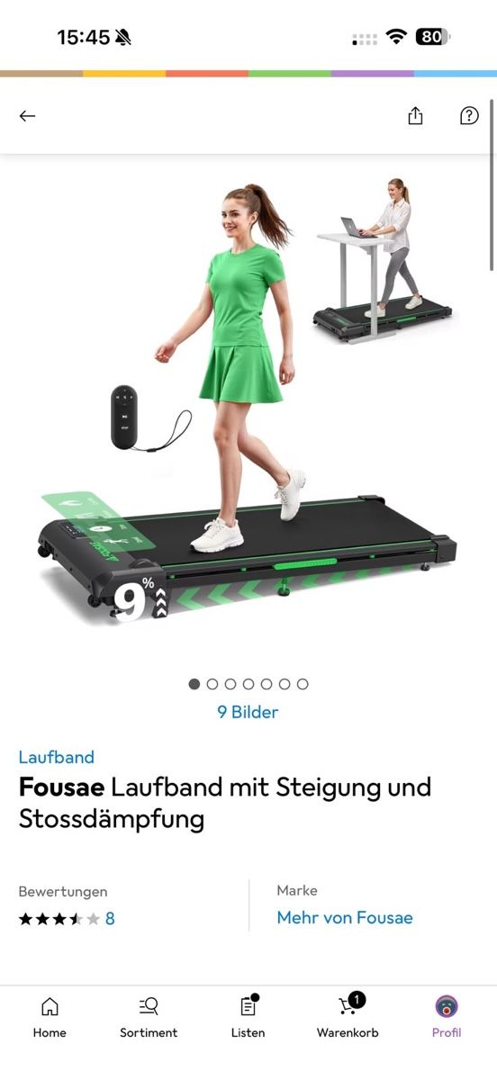 Walkingpad Vélos d'appartement: Walking pad – D'occasion à Emmenbrücke par con_22xh 3