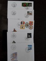 5 Briefumschläge FDC 2002