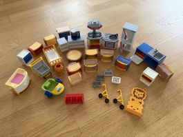 PLAYMOBIL Konvolut Möbel Küche Zubehör Ersatzteile