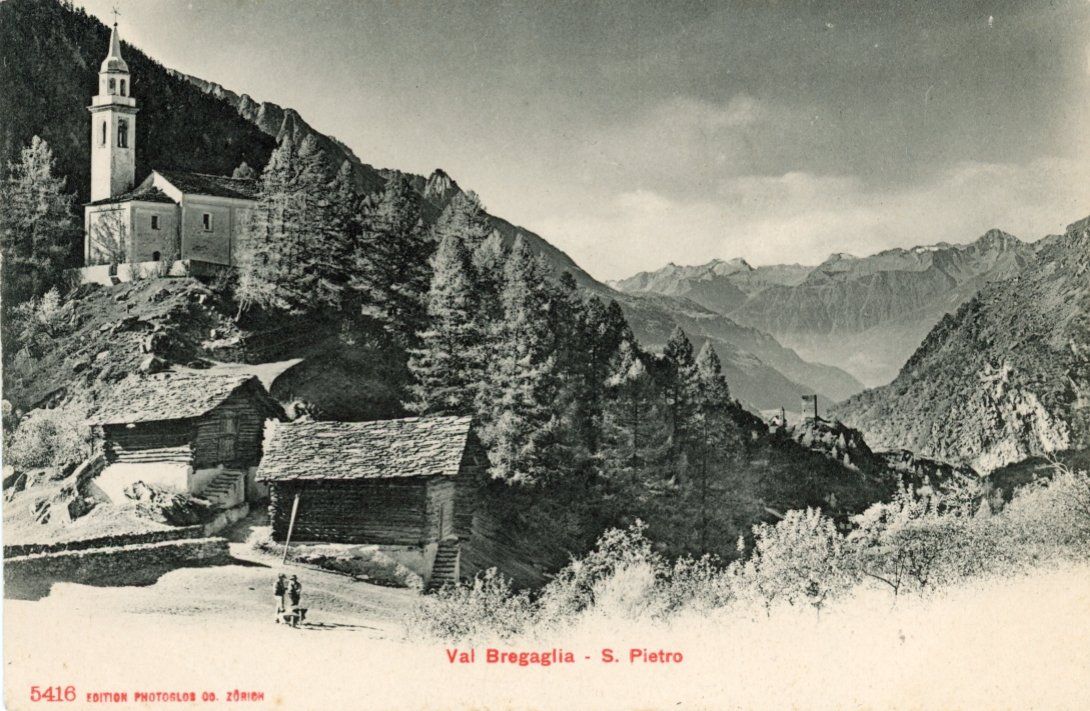 Cartoline postali: San Pietro  GR  -   Val Bregaglia – Usato da Brig venduto da Valcards54