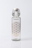 NEUE Glas-Flasche Blume des Lebens