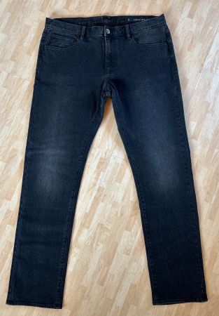 Armani Exchange schwarze Jeans, XL, W36, Herren Hose pants