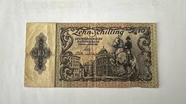 SEHR ALTE 10 SCHILING AUS ÖSTERREICH 1950