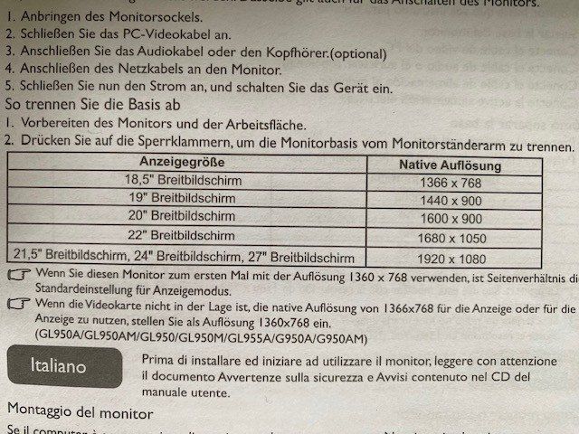 BenQ Monitore: Monitor BenQ GL2450HM – Gebraucht aus Lohn SH von TigerXL 2