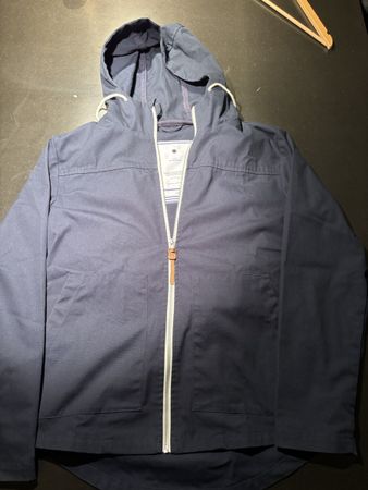 Revolution Herren Jacke dunkelblau mit Kapuze
