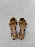 Aquazzura Leopard Print Sandals Size 37