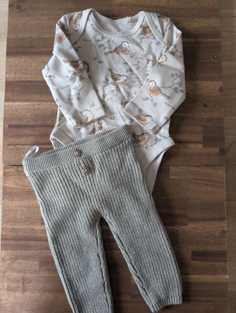 set aus Hose und Body gr 56 c&a ungtragen 