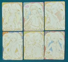 Hatsune Miku 6 Cards MTR Miku Sexy Waifu