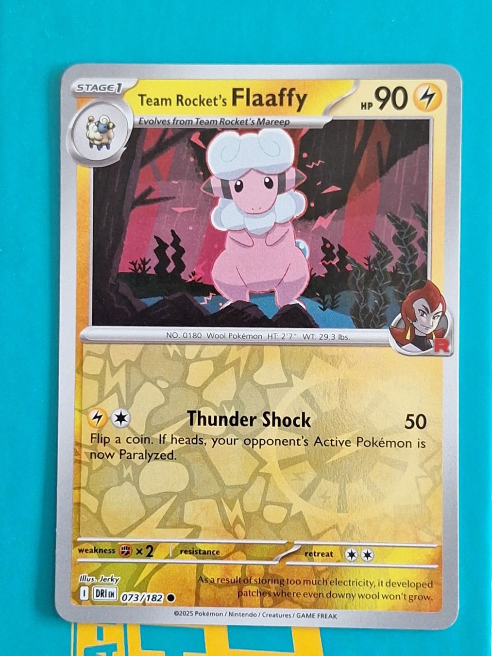 Pokémon Carte collezionabili: Team Rocket's Flaaffy - Reverse Holo Destined Rivals #1.9 – Usato da Altstätten SG venduto da GGsGameshop
