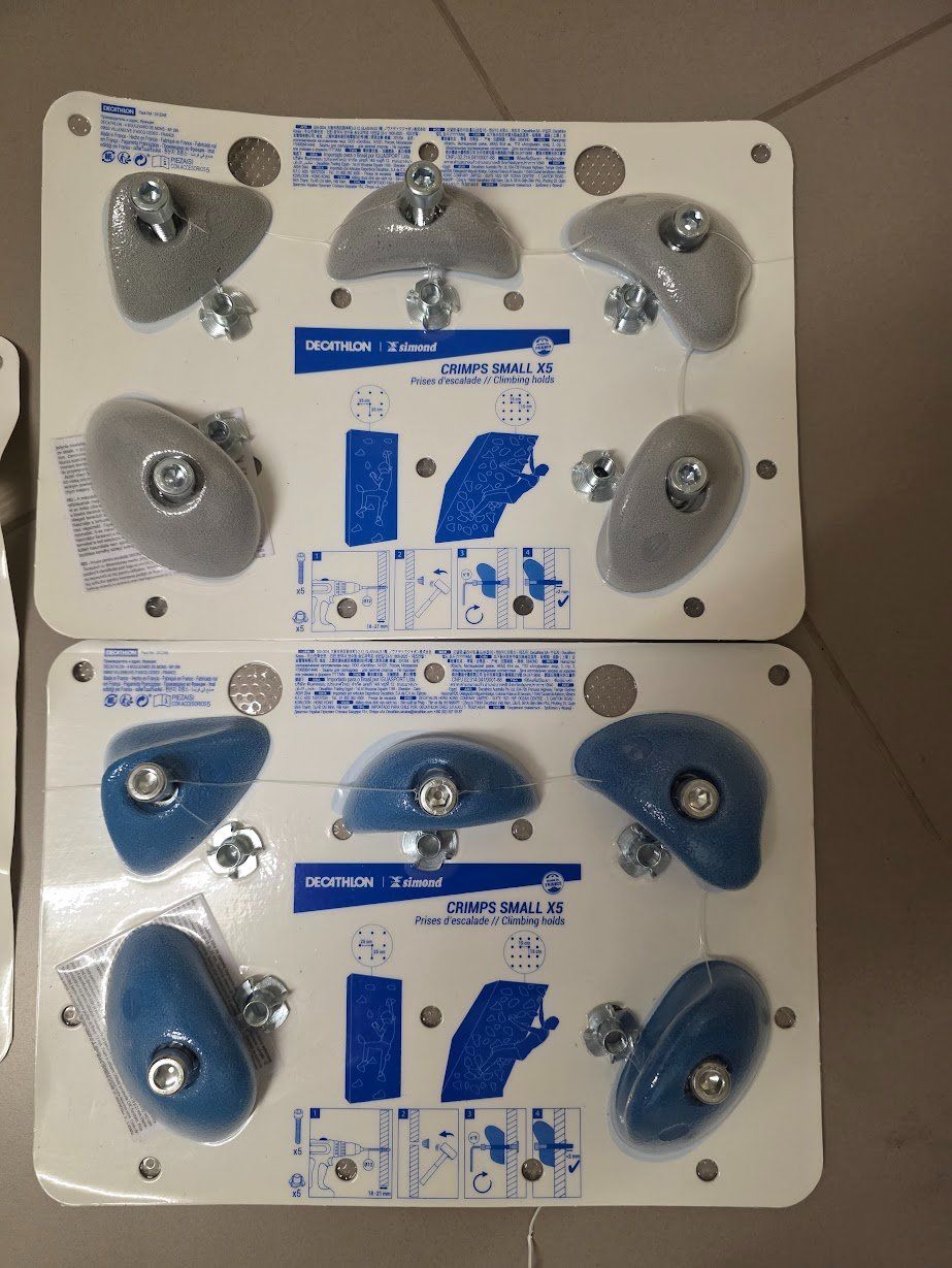 Pareti & prese d'arrampicata: Klettergriffe Simond Crimp Small Set 3 Packungen neu – Nuovo (secondo la descrizione) da Bauma venduto da Yotanke 1
