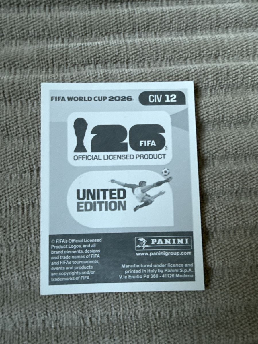 Panini Carte collezionabili: Carte panini 2026 - CIV 12 – Nuovo (secondo la descrizione) da La Neuveville venduto da Ibo2300 1
