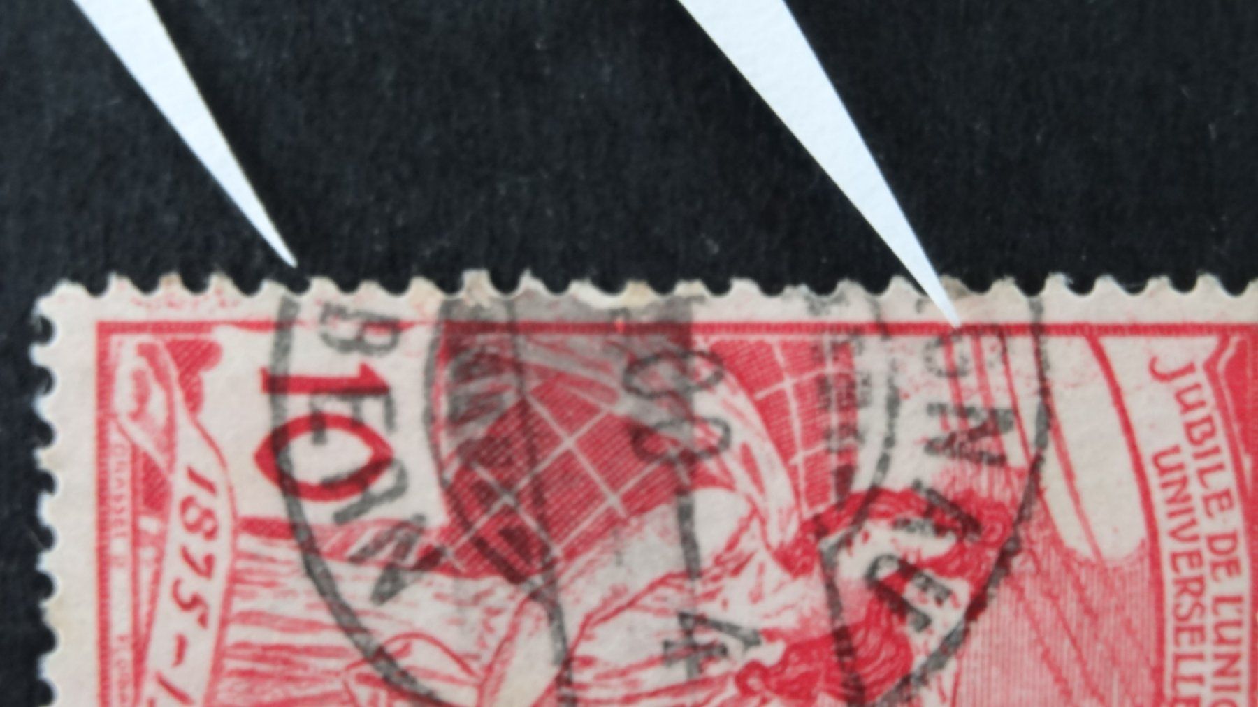 Tous les timbres: rote Farbe an linker Seite SBK 78B   12 – D'occasion à Anwil par C-DAIHA 1