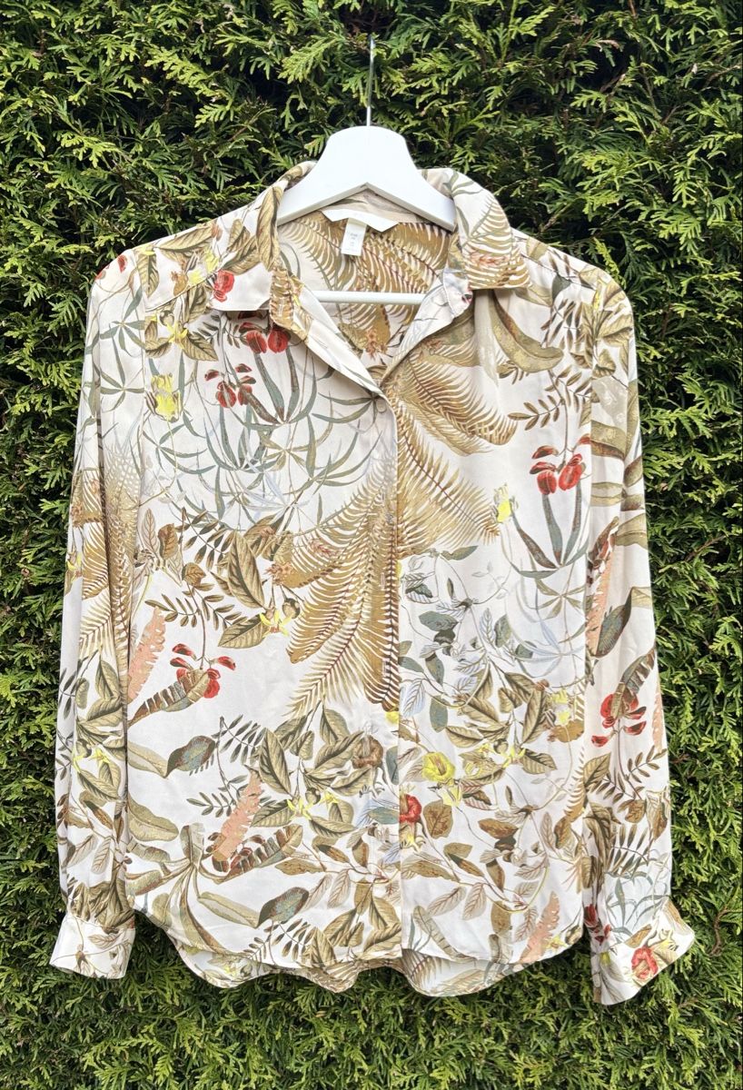 H&M Camicette: Shirt, Blumenmuster, Gr. XS – Usato da Volketswil venduto da Irkasha