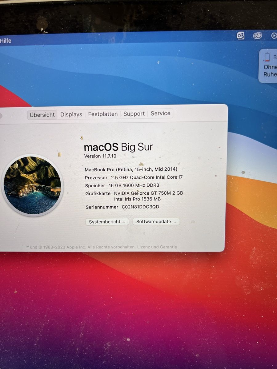 Apple Notebook: Macbook Pro 15 Zoll - 20214 - Defekt – Difettoso da Glattpark (Opfikon) venduto da yannik7591 2