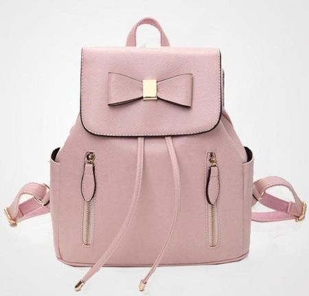 Neu Rucksack mit Schleife in Pink