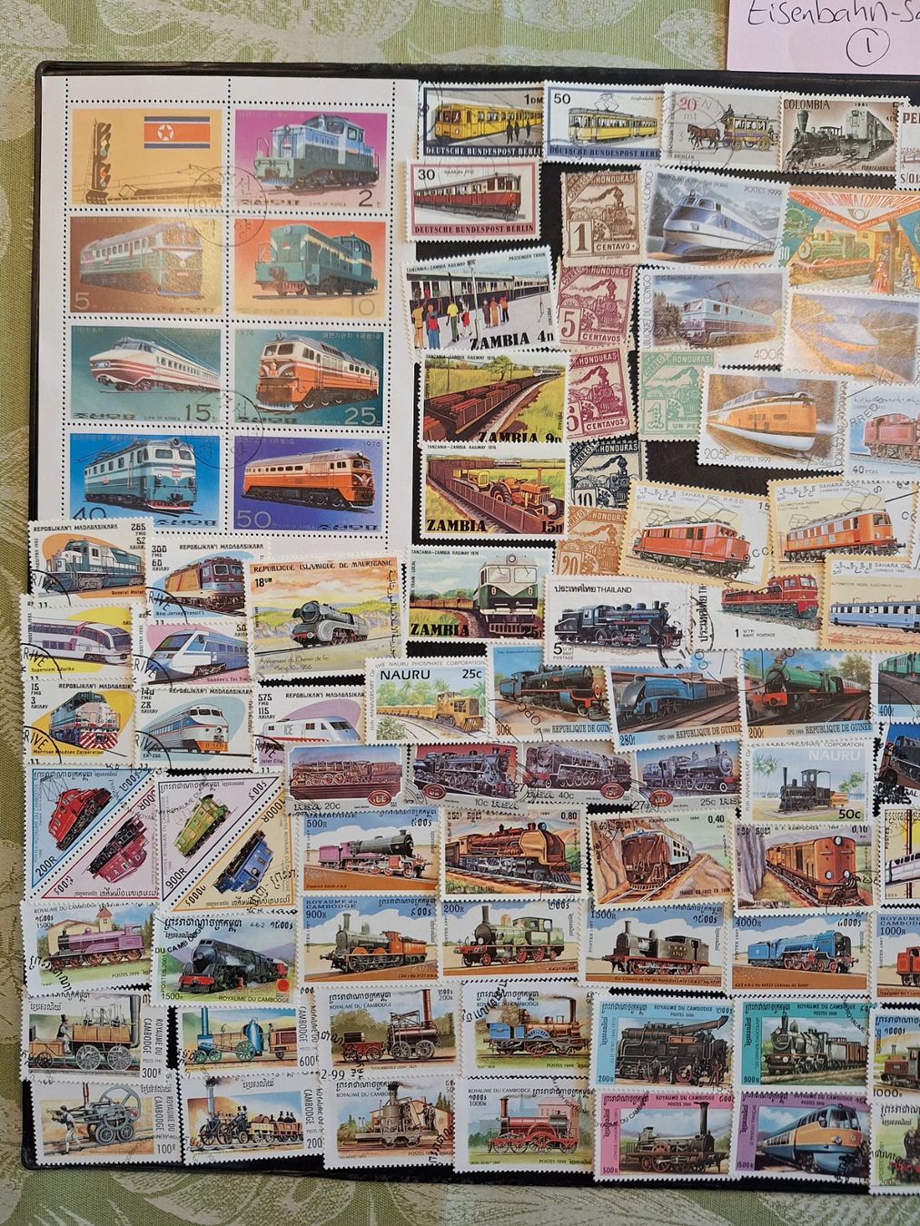 Tutti i francobolli: Grosse Eisenbahn-Sammlung (1) – Usato da Genolier venduto da Antoine30 5