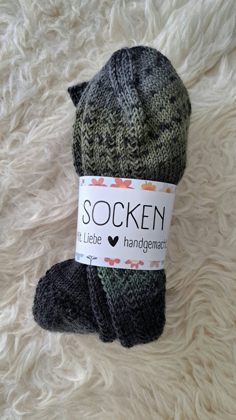 Calze: Socken handgestrickt 44/45 – Nuovo (secondo la descrizione) da Wiedlisbach venduto da 6433