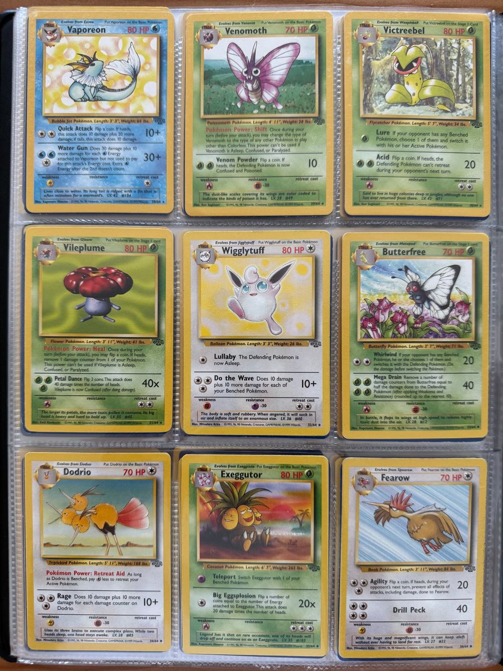 Pokémon Carte collezionabili: Complete Pokémon Jungle 1999 Collection – Usato da Lausanne venduto da laminas 3