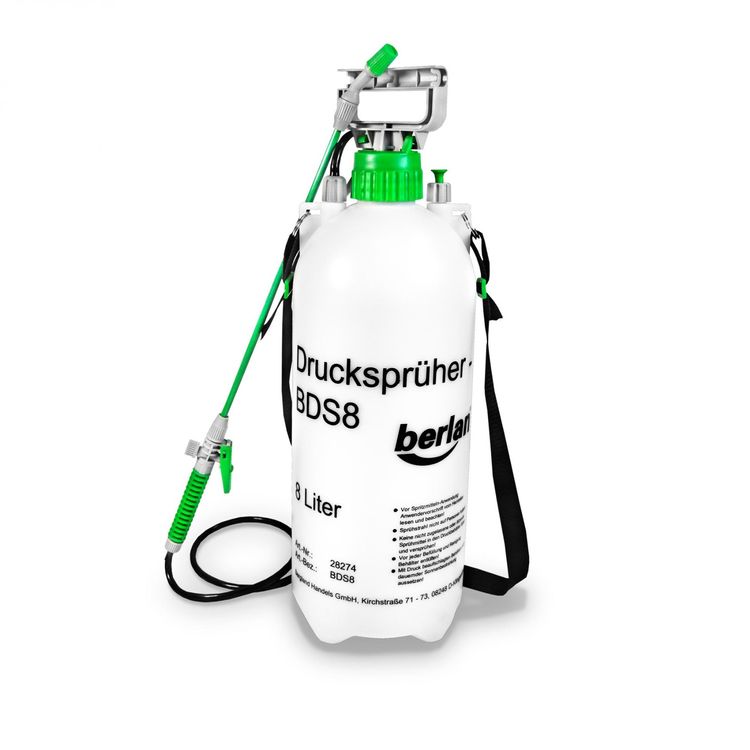 Elektrische Gartenspritze 8 Liter - 200 Minuten Laufzeit Mit 3 Düsen