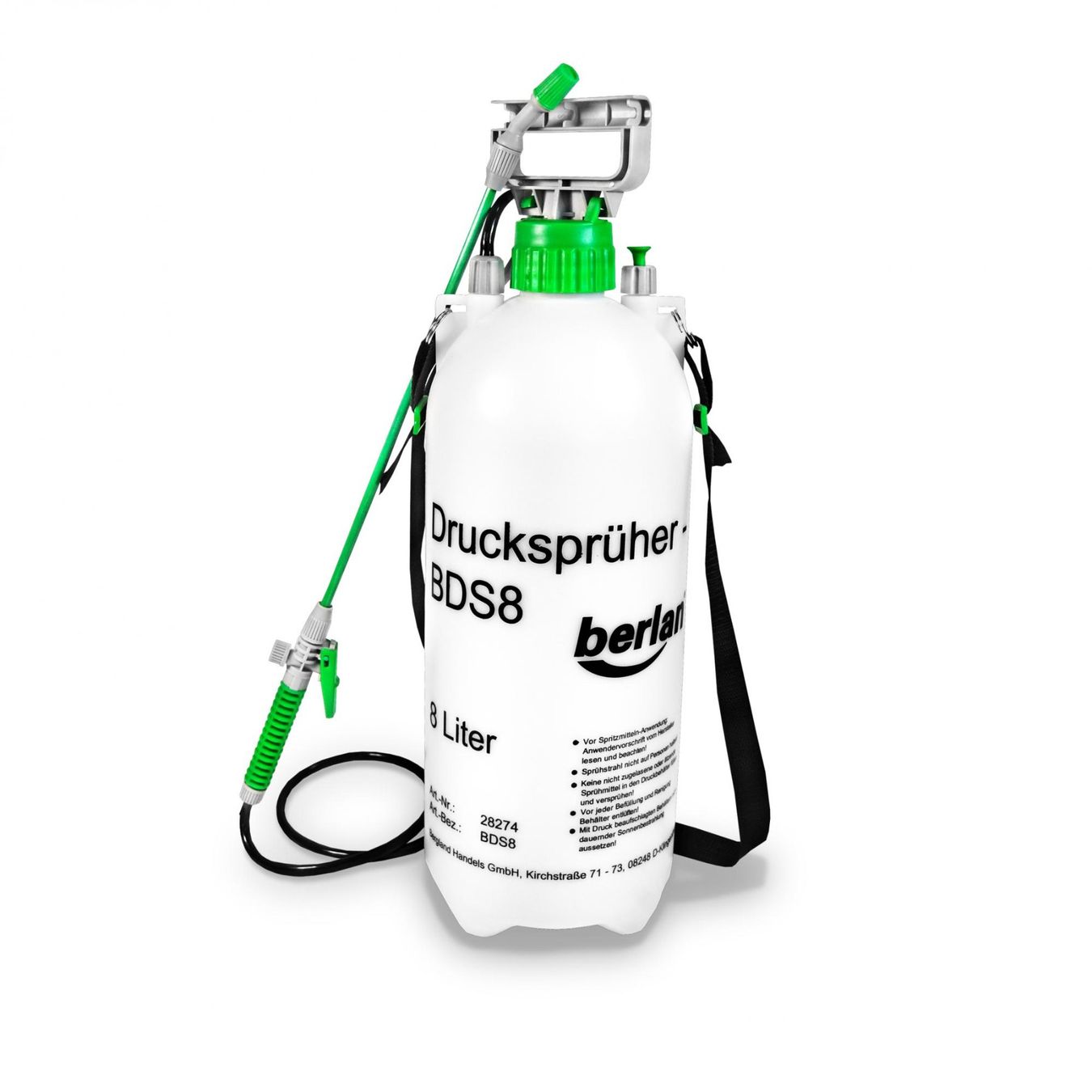 Tous les outils: Berlan Drucksprüher Gartenspritze 8 Liter Pflanzensprüher – Neuf (Voir description) à Baar par Werkzeugzentrum