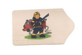 Kinder Holzbrett Feuerwehr