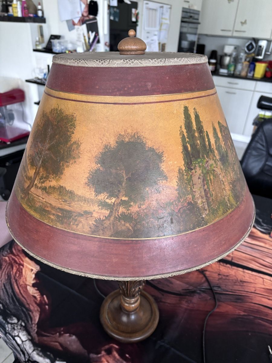 Lampade: Antike Tischlampe, Holländer – Usato da Wangen SZ venduto da Wangen12