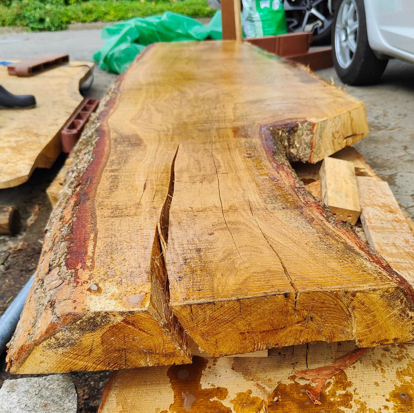Articoli in legno: Eichenbohle – Nuovo e nell'imballaggio originale da Kriens venduto da mrk95 4