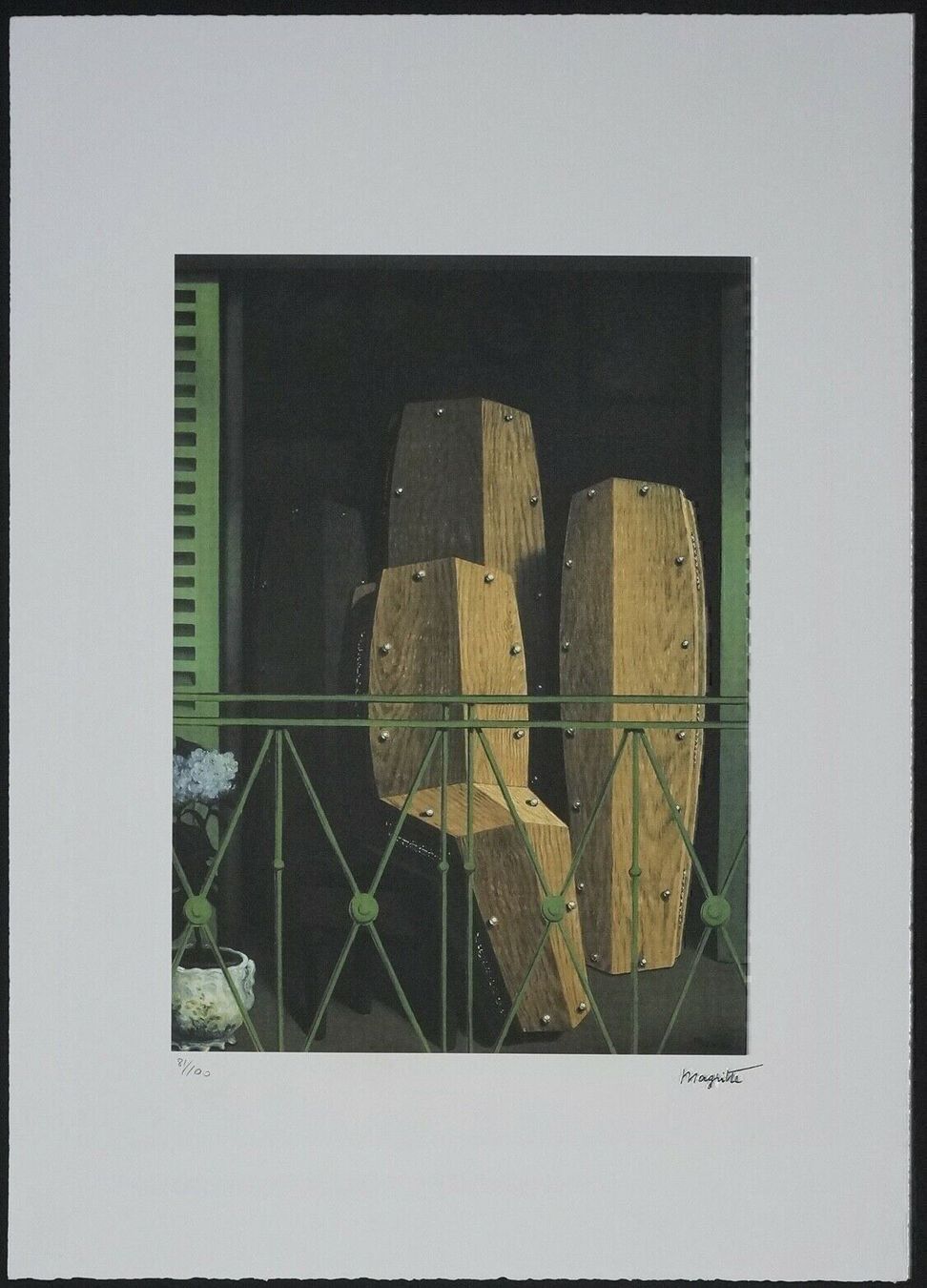 Foto & Immagini: RENÉ MAGRITTE LITHOGRAPHIE  HANDNUMMERIERT DRUCKSIGNIERT – Usato da Gersau venduto da kunst-online