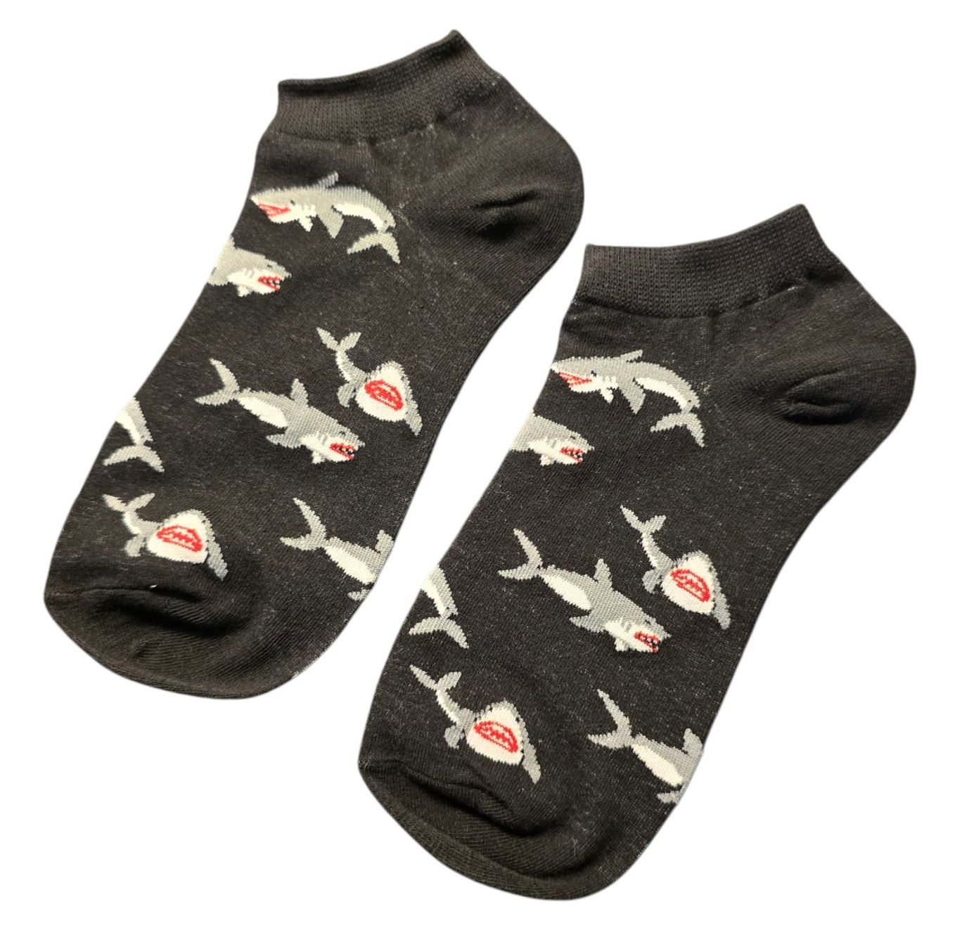 Calze: Sneaker-Socken Haifische/Shark – Nuovo e nell'imballaggio originale da Zürich venduto da amysmith 1