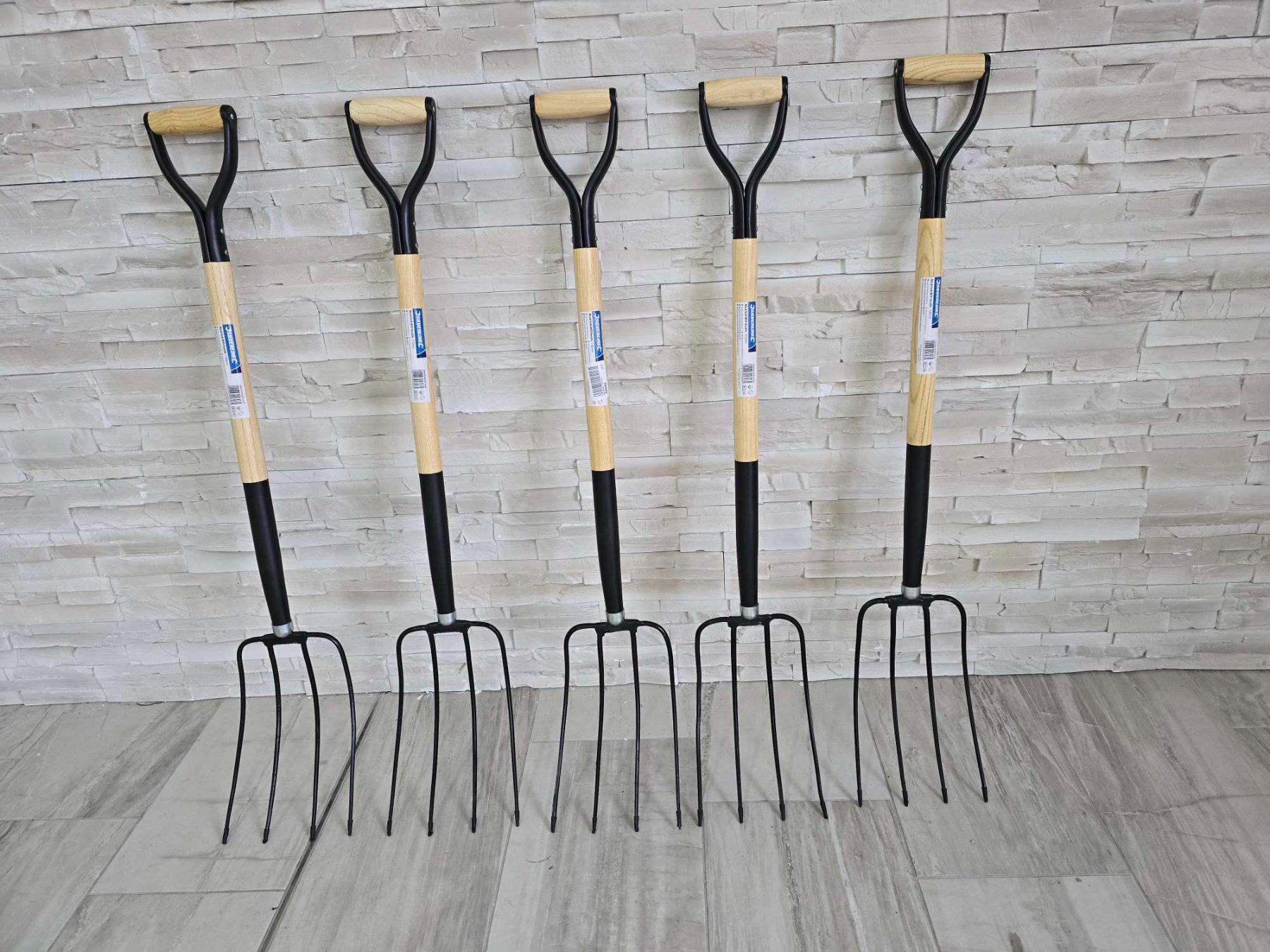Tutti gli attrezzi: 5 x Grabegabel Mistgabel Spatengabel Stechgabel Holzstiel – Nuovo (secondo la descrizione) da Baar venduto da Werkzeugzentrum 1