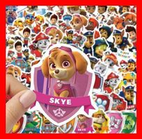 Paw Patrol Ryder Chase Skye Rocky Rubble 50 tlg Stickerset