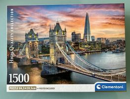Clementoni Puzzle 1500 ,London Tower Bridge,