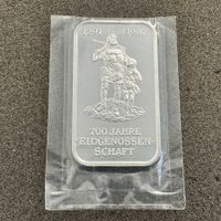 1 Unze Silber Barren 700 J Eidgenossenschaft Tell 1