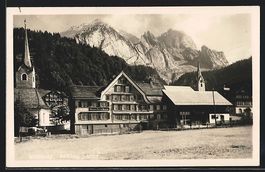 AK Wildhaus, Gasthaus Sonne, 1929