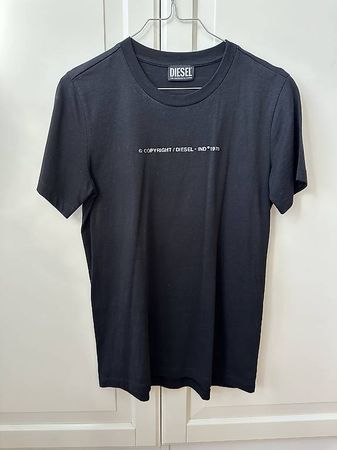 Diesel Damen T-Shirt Schwarz 100% Baumwolle  Gr. S/M